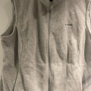 Columbia Gray Fleece Vest